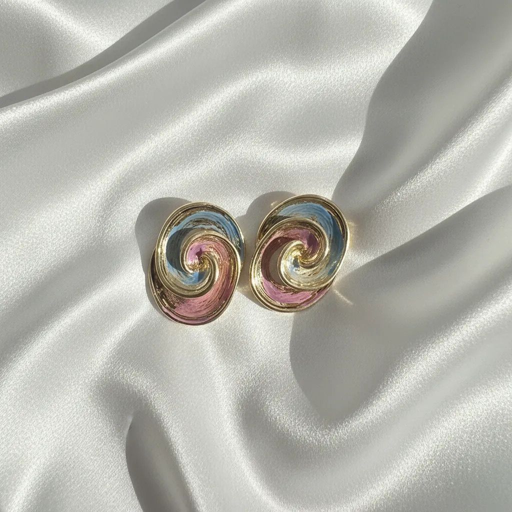 Rainbow Swirl Earrings