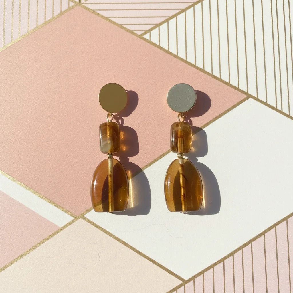 Mosaic Drop Earrings