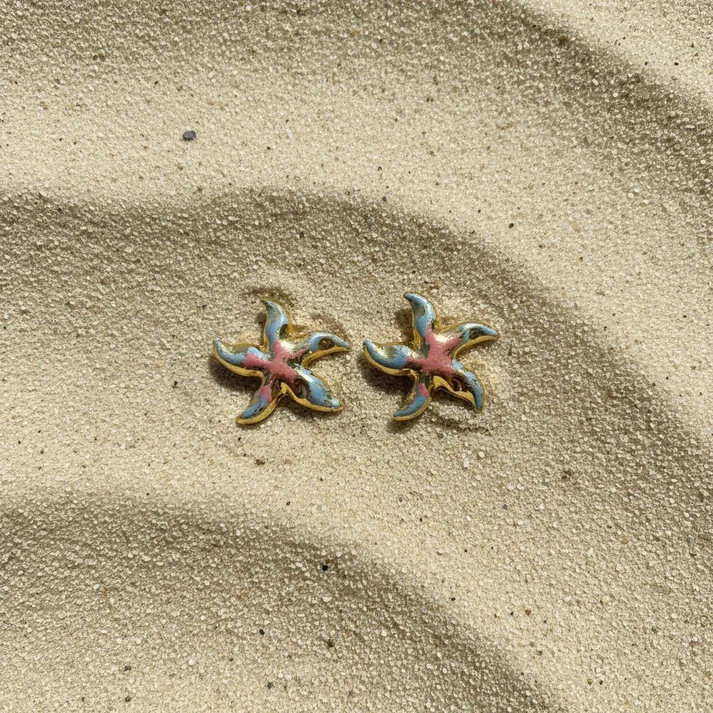 Pastel Starfish Earrings