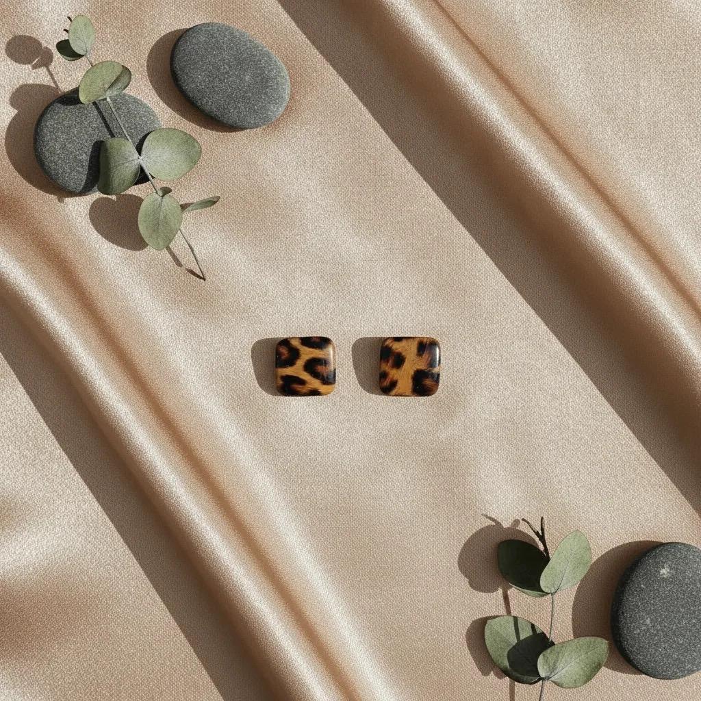 Wild Square Earrings