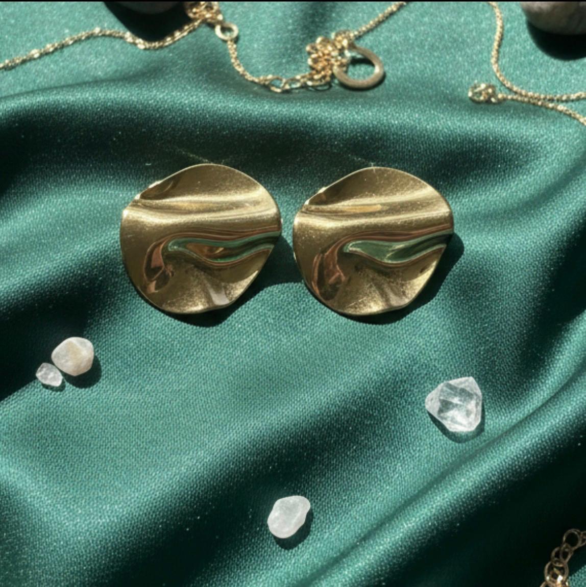 The Golden Coin Earrings