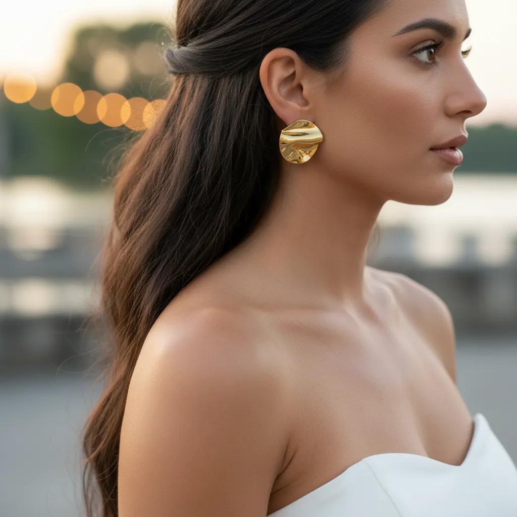 The Golden Coin Earrings