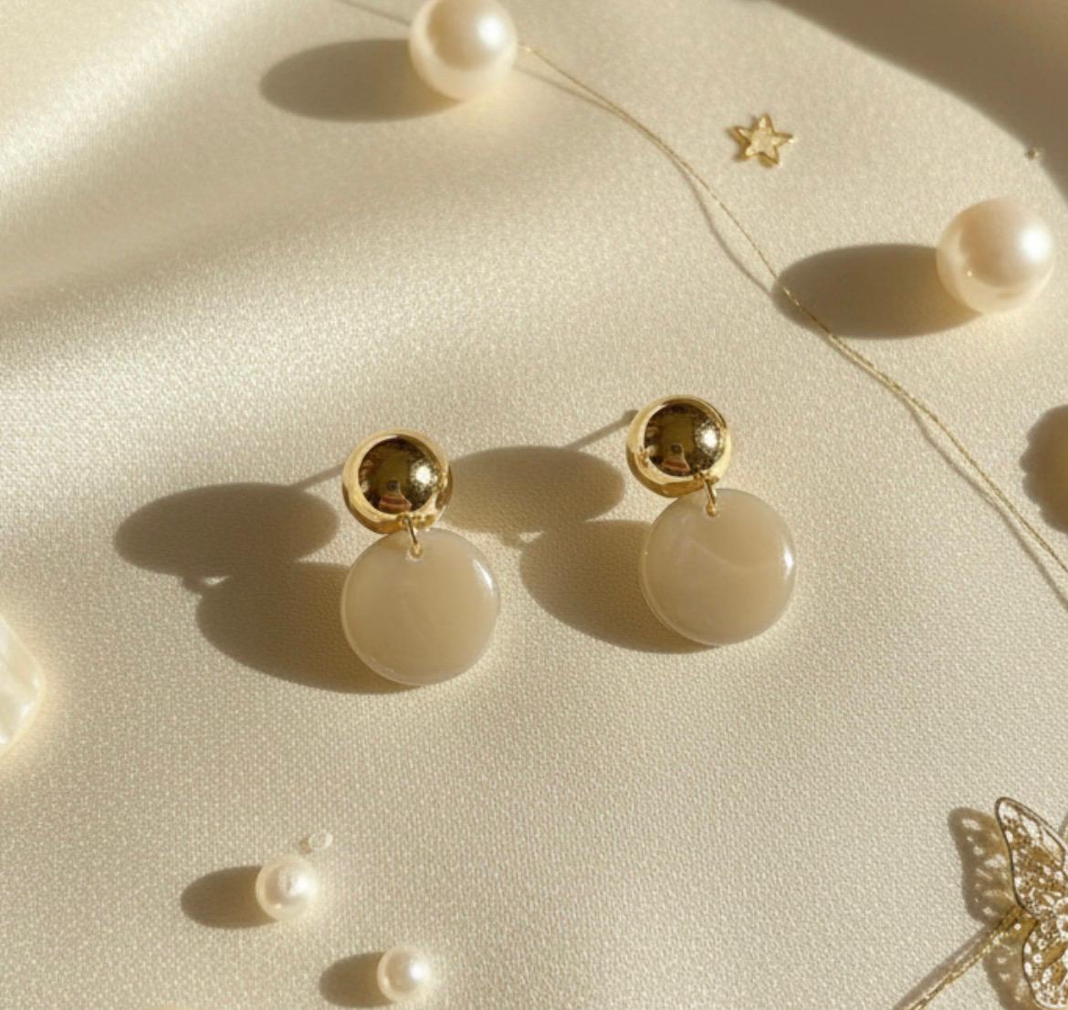 Marble Disco Earrings