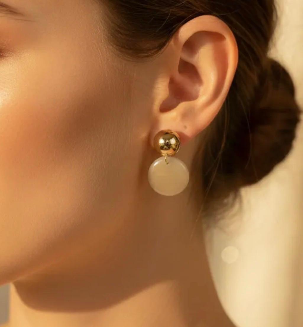 Marble Disco Earrings