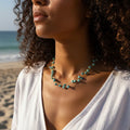 Turquoise Sea Breeze Stones Collar